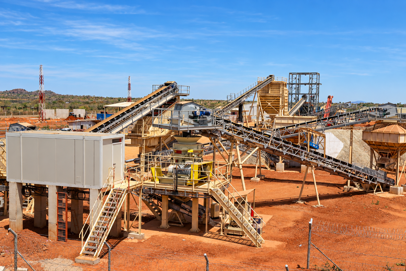 Mining processing facility